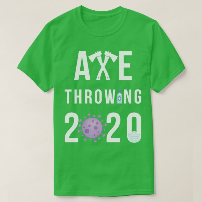 Camiseta Ax Throwing 2020 (Frente do Design)