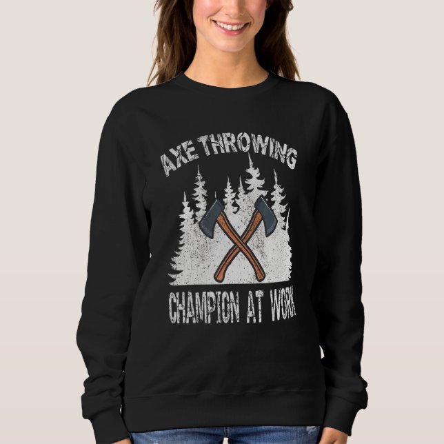 Camiseta Ax Thwing Champat Work Lumberjack Morning W (Frente)
