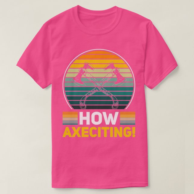 Camiseta Ax Thwing Quote Grande (Frente do Design)