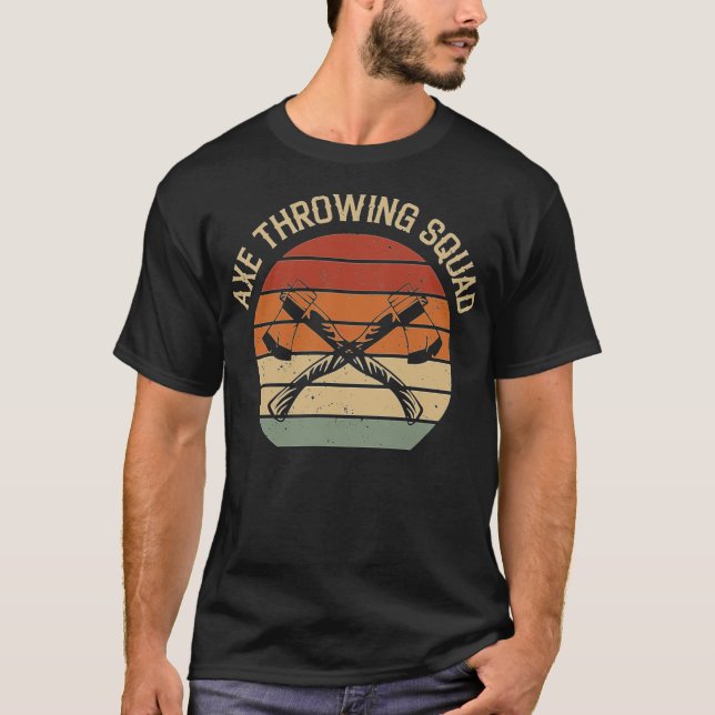 Camiseta Axe Throwing Squad Design for a Hatchet best frien (Frente)