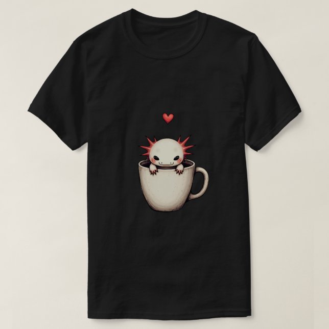 Camiseta Axolote (Frente do Design)