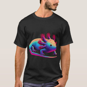 Camiseta Axolote Adorável - Salamandra também conhecida com