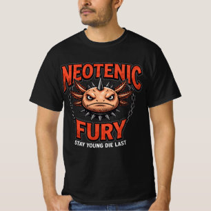 Camiseta Axolote de skate radical estilo retrô anos 90 neon