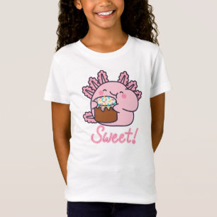 Camiseta Axolote Doce com Sobremesa – Amor por Confeitos Ka