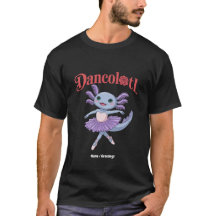 Axolote Engraçado Dancolotl Garotas Dança de Balle