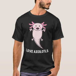 Camiseta Axolote Legal Para Homens Mulheres Anfíbio Mexican