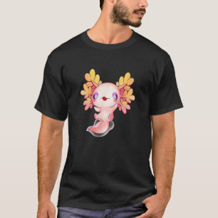 Camiseta Axolote Peixe Lagarto Bebê Fofo Pastel Goth