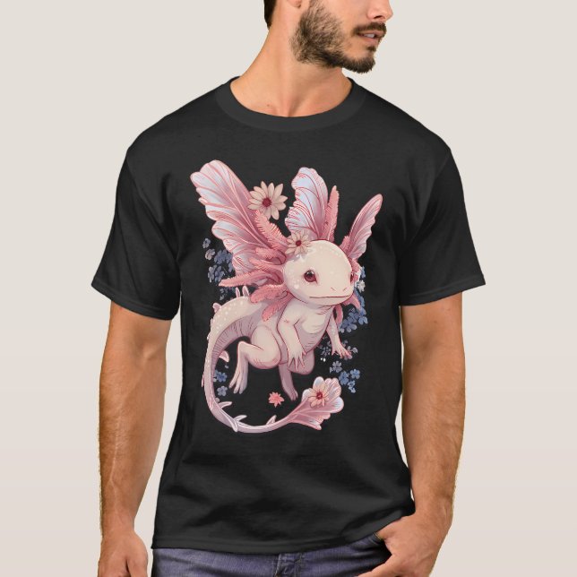 Camiseta Axolote Pink Fairy! (Frente)