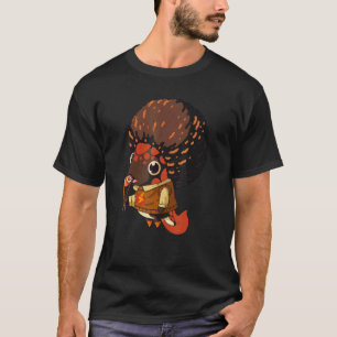 Camiseta Axolote Preto Sushi Peixe Andante Afro História Ne