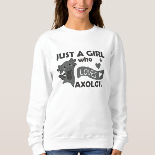 Camiseta Axolotl Amém Animais Doce Para Meninas
