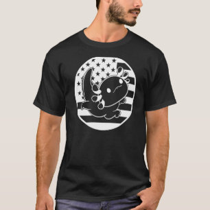 Camiseta Axolotl American Flag Axolotl US Flag Axolotl Axo