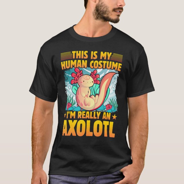 Camiseta Axolotl Amphibian  Sayings 1 (Frente)