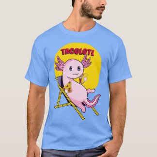 Camiseta Axolotl Aquarium Aquarística Comida de taco Axolot