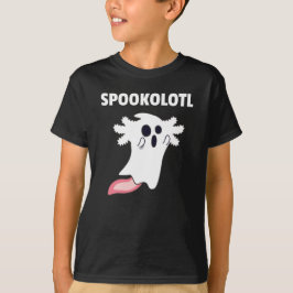 Camiseta Axolotl Assusta Animais Cutrados Para O Halloween