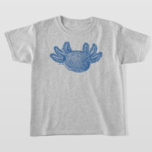 Camiseta Axolotl - AZUL