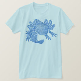 Camiseta Axolotl - AZUL
