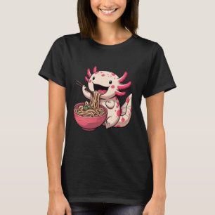 Camiseta Axolotl Belos Ramen Comendo Artes Axolotl