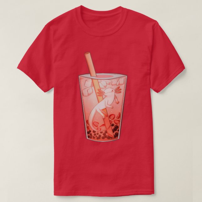Camiseta Axolotl Boba (Frente do Design)