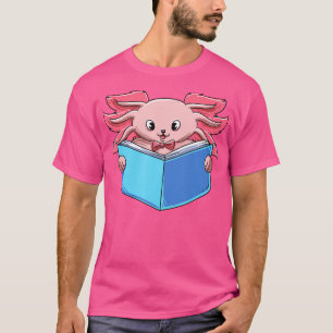 Camiseta Axolotl Book Lover Salamander