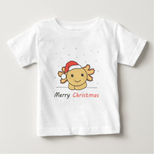 Camiseta Axolotl Christmas Snow Winter Animals Axolotls