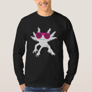 Camiseta Axolotl Coma Sono Engraçado Retrô Mexicano
