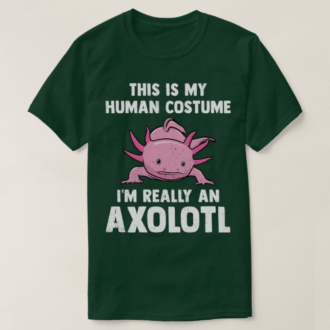 Camiseta Axolotl Costumes (Frente do Design)