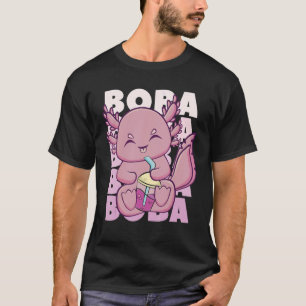Camiseta Axolotl Cujo Leite De Morango Chá Para B