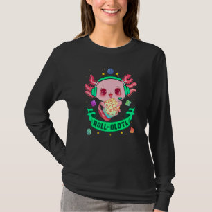 Camiseta Axolotl Dice Para Dragões D20 Rpg Gamer Fantasy Ga
