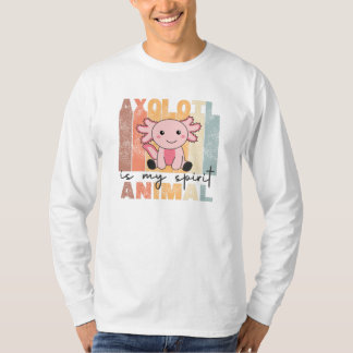 Camiseta Axolotl É Meu Animal Espirituoso - Sweet Axolotl