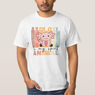 Camiseta Axolotl É Meu Animal Espirituoso - Sweet Axolotl