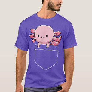 Camiseta Axolotl em Pocket Kawaii - presentes de animais de