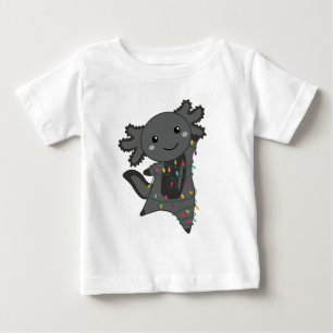 Camiseta Axolotl Felry Natal Animais de inverno Axolots