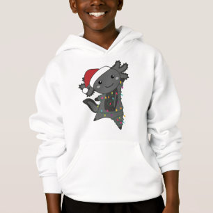 Camiseta Axolotl Felry Natal Animais de inverno Axolots