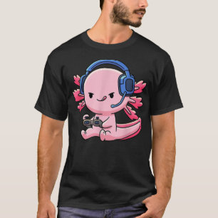 Camiseta Axolotl Fish Video Game Boys Animls Li