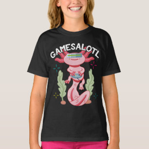 Camiseta Axolotl Gaming Gamesalotl Kawaii