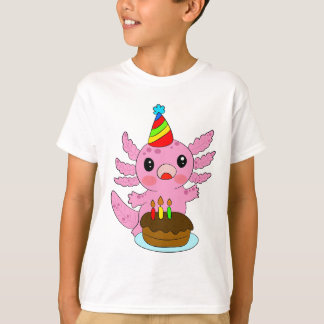 Camiseta axolotl Happyaniversário