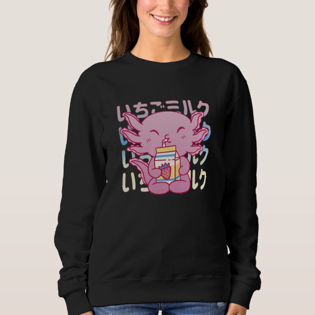 Camiseta Axolotl, Kawaii,   1 (Frente)