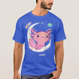Camiseta Axolotl Kawaii Shirt Gótico Clothing Japão