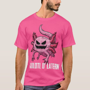 Camiseta Axolotl Lazy Halloween Costume Engraçado Jack O La