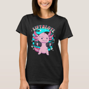 Camiseta Axolotl Levantasalotl Levantamento de Peso Levanta