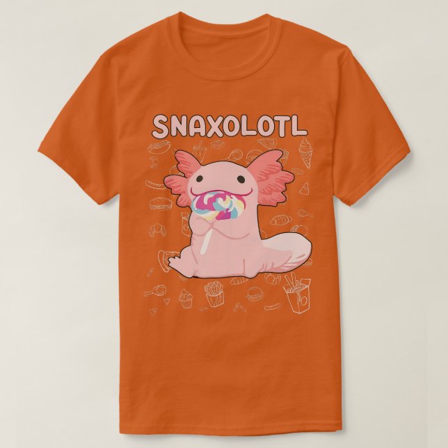 Camiseta Axolotl Lover Cute (73) (Frente do Design)