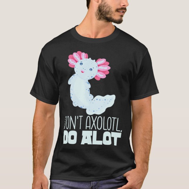 Camiseta Axolotl Meme  Endangered Mexican Salamander Kids (Frente)