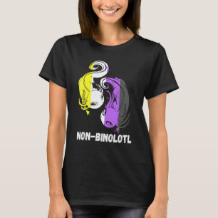 Camiseta Axolotl Não Binário Orgulho Genderqueer Lgbt Não B