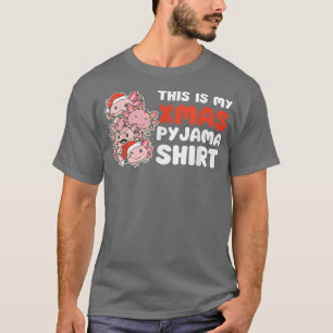 Camiseta Axolotl Natal Este É O Meu Natal