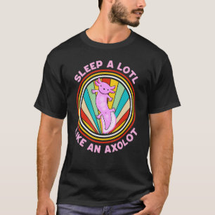Camiseta Axolotl Pajamas Mexicano Salamander Nappin