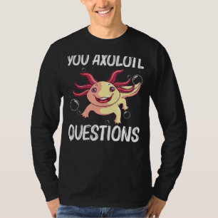 Camiseta Axolotl Para Homens Salamandras Aquáticas