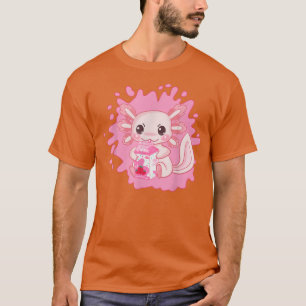 Camiseta Axolotl Pastel Gótico Morango Agita Anime Ae