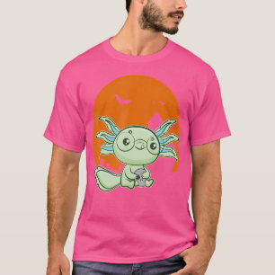 Camiseta Axolotl Peixe Andante Kawaii Pastel Goth Nu Fofo S