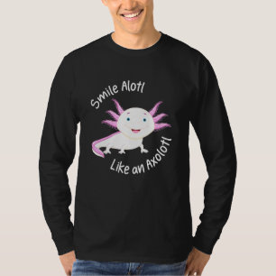 Camiseta Axolotl Sorri Como Um Xolotl Cute