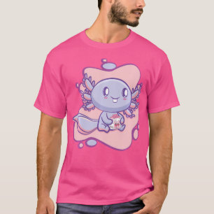 Camiseta Axolotl Strawberry Milk Ambystoma Mexicanino Walki